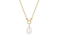  Reimaginer - Argent / GP 14 carats - Perle - 53cm